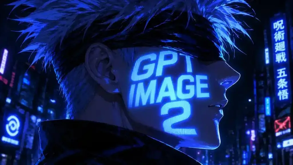 Cyberpunk Anime Neon Portrait