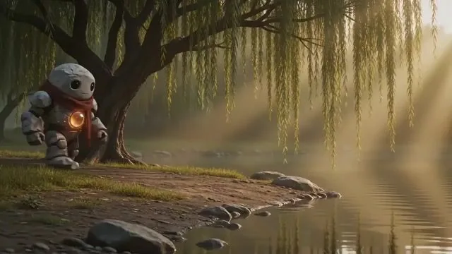 Dark Fantasy Golem and Fairy Cinematic Sequence
