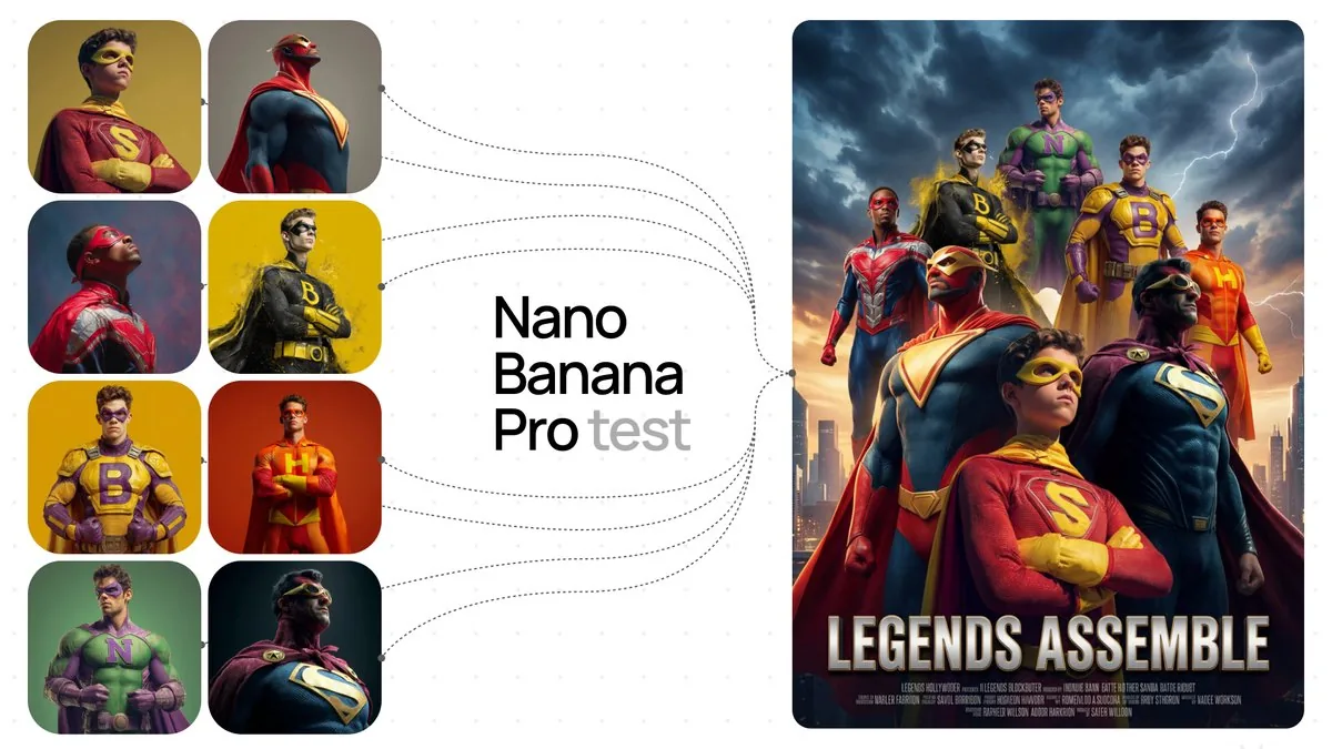 Legends Assemble: Cinematic Superhero Team Poster Art