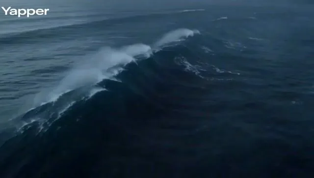 Massive Ancient Sea Dragon Emerging from the Ocean