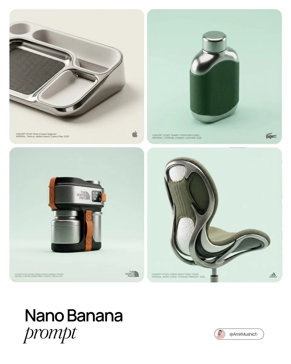 Modern Concept Product Designs: 3D Renders & Tech