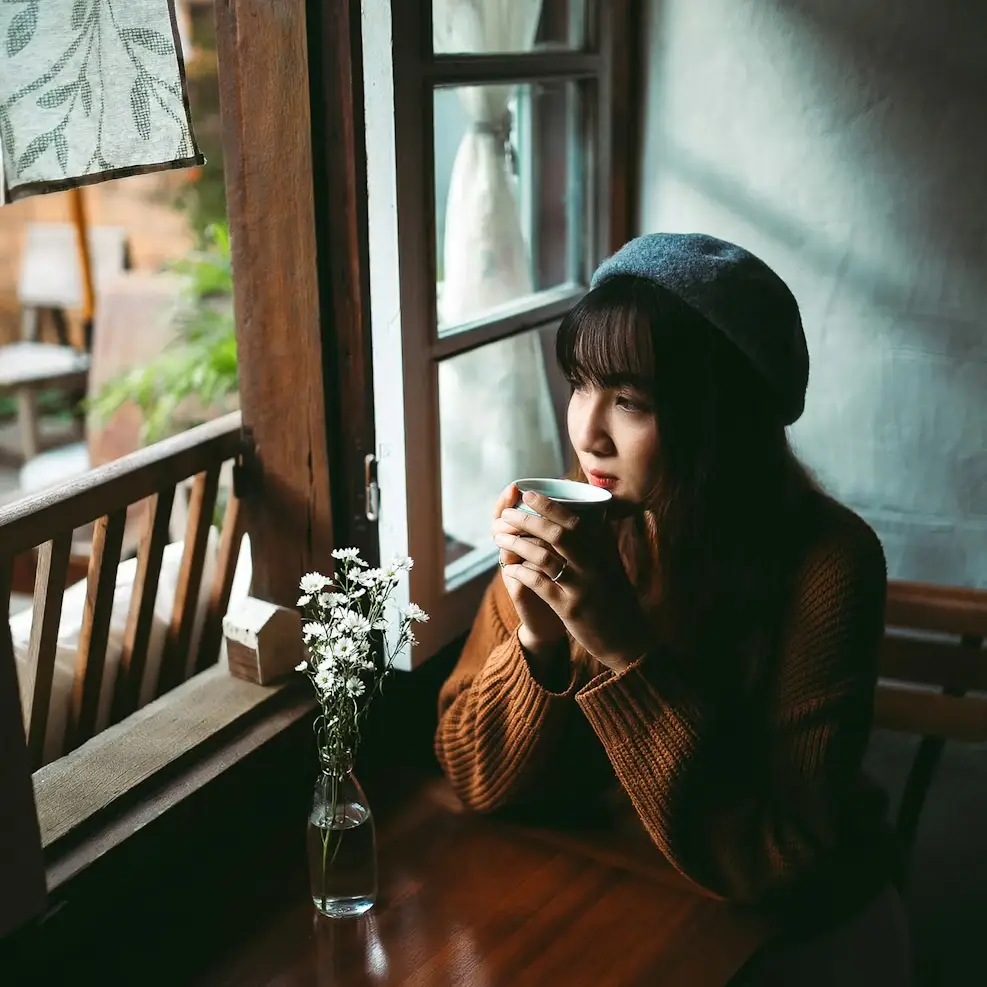 実写写真から変換したレトロ調セルアニメ風