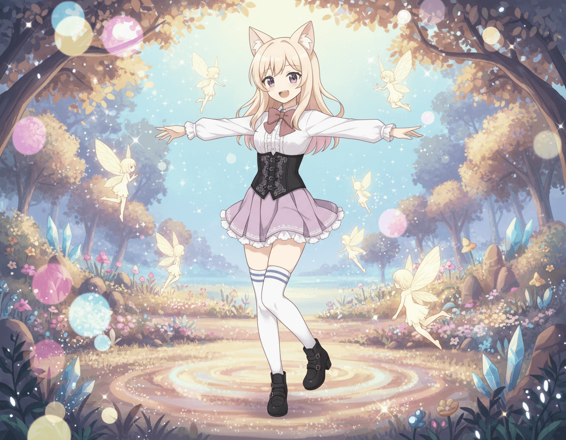 creamy dancing with fairys